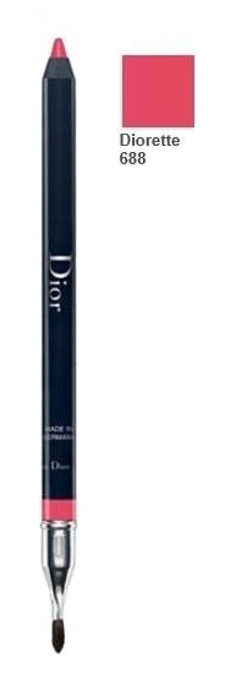 Dior 688 Diorette Asansörlü Kalın Uçlu Mat Dudak Kalemi Koyu Pembe