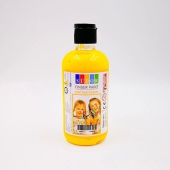 Südor Yıkanabilir 250 ml Limon Sarısı Parmak Boyası