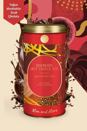 Mim And More Raspberry Kutu Sıcak Çikolata 200 gr