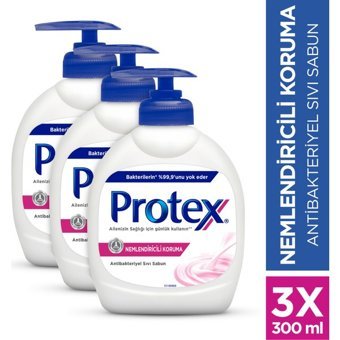 Protex Antibakteriyel 3'lü Sıvı Sabun 300 ml