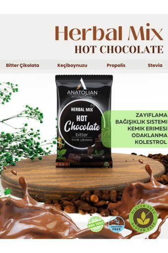 Anatolian Herbal Mix Paket Sıcak Çikolata 18 gr 20'li