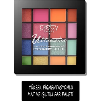 Pretty Beauty Beauty Ultimate 004 Toz Mat Far Paleti