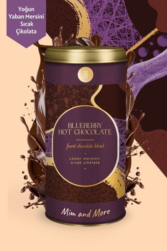Mim And More Blueberry Kutu Sıcak Çikolata 200 gr