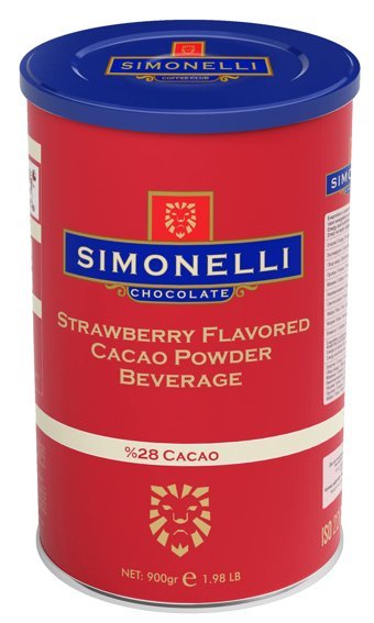 Simonelli Strawberry Kutu Sıcak Çikolata 900 gr