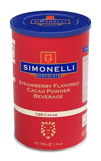 Simonelli Strawberry Kutu Sıcak Çikolata 900 gr