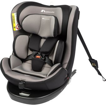 Bebe Confort Isofixli-Emniyet Kemerli 360 Derece Dönen 0-36 kg Yatabilen Yükseklik Ayarlı Çift Yönlü Oto Koltuğu Gri