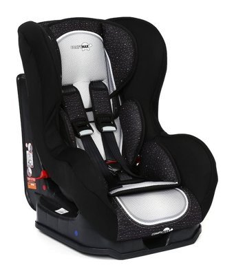 Comfymax Lüx 0-25 kg Yatabilen Yükseklik Ayarlı Oto Koltuğu Siyah