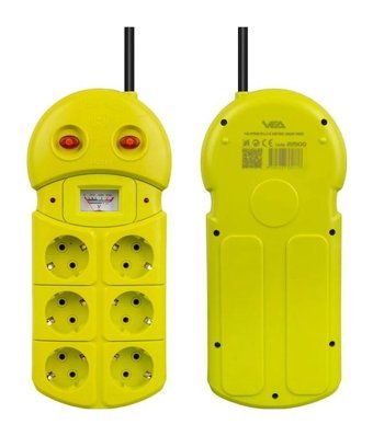 Vea Ve-970B 6'lı Soket Kablosuz 1.5 m Akım Korumalı Priz