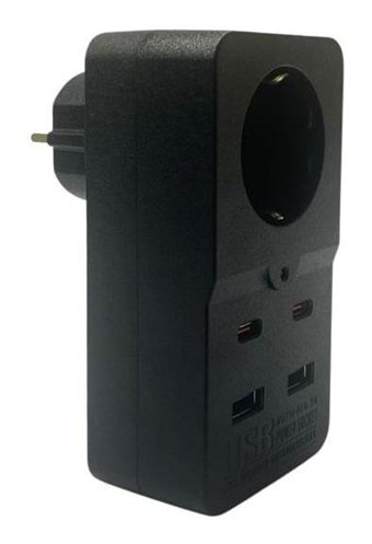 Virox Tekli Soket Kablosuz 2'li USB Akım Korumalı Priz