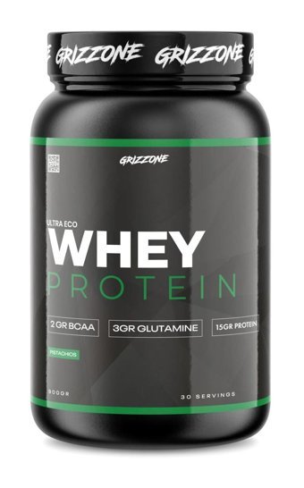 Grizzone Grizzy Pro Antep Fıstıklı Whey Protein Tozu 900 gr