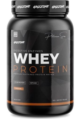 Grizzone Grizzy Pro Karamelli Whey Protein Tozu 900 gr