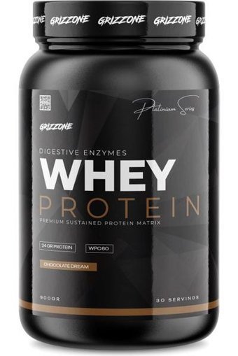 Grizzone Grizzy Chocolate Dream Çikolatalı Whey Protein Tozu 900 gr