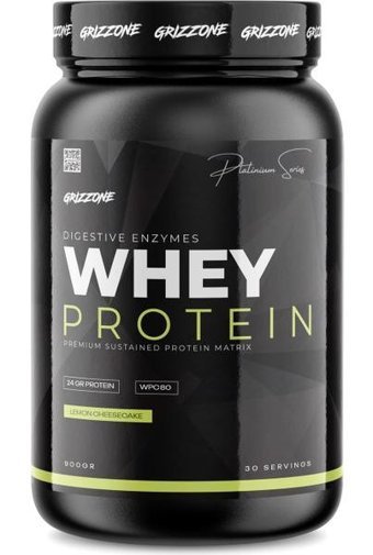 Grizzone Grizzy Pro Limonlu Cheesecake Whey Protein Tozu 900 gr