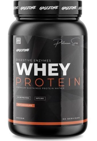 Grizzone Grizzy Pro Çikolatalı-Fındıklı Whey Protein Tozu 900 gr