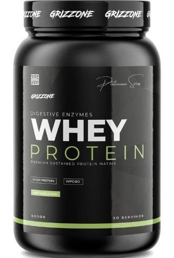 Grizzone Grizzy Pro Nane Limon Aromalı Whey Protein Tozu 900 gr