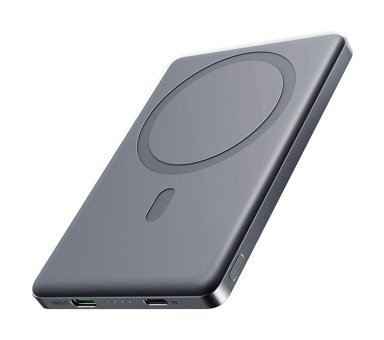 Joyroom Ultra Slim 5000 mAh Hızlı Şarj Kablosuz Powerbank Siyah