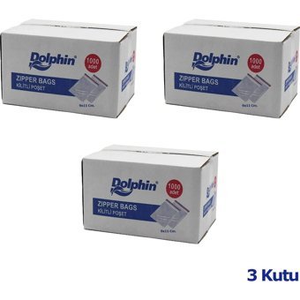 Dolphin 9x11cm Kilitli Buzdolabı Poşeti 3x1000 Adet