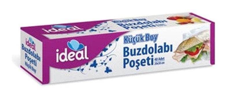 İdeal Küçük Boy Buzdolabı Poşeti 30x48 Adet