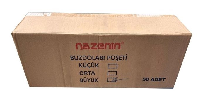 Nazenin Büyük Boy Buzdolabı Poşeti 50x20 Adet