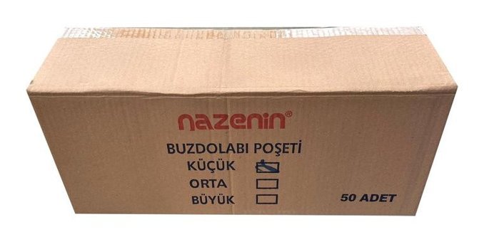 Nazenin Küçük Boy Buzdolabı Poşeti 50x50 Adet