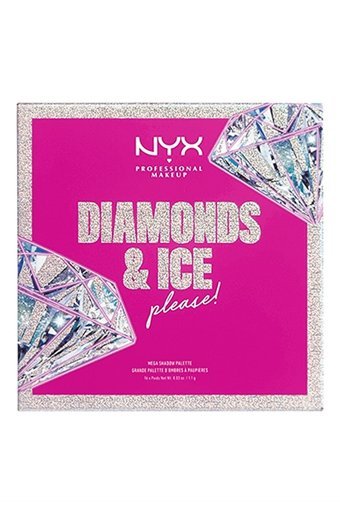 Nyx Professional Makeup Diamonds Ice Mega Toz Mat Sedefli Far Paleti