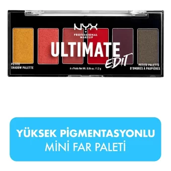 Nyx Professional Makeup Ultimate Edit Petite Toz Mat Sedefli Far Paleti
