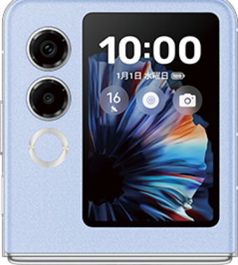 ZTE Nubia Flip2 128 GB Hafıza 12 GB Ram 6.9 inç 50 MP Katlanabilir( Çift Hatlı OLED Ekran Android Akıllı Cep Telefonu Mavi
