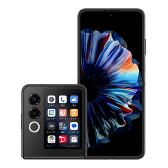 ZTE Nubia Flip2 256 GB Hafıza 8 GB Ram 6.9 inç 50 MP Katlanabilir( Çift Hatlı OLED Ekran Android Akıllı Cep Telefonu Siyah