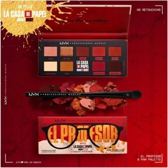Nyx Professional Makeup Professor Palette Toz Mat Sedefli Far Paleti