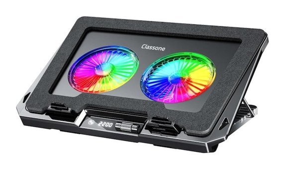 Classone Gt102 2200 rpm Çift Fanlı Abs 17.3 inç Gaming Laptop Soğutucu