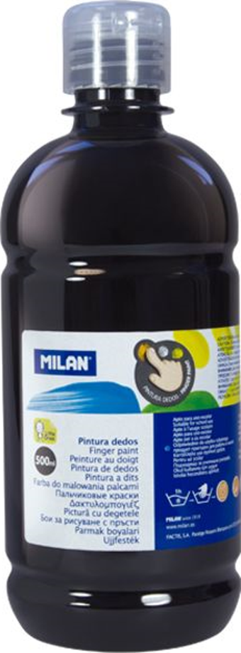 Milan 31680 500 ml Siyah Parmak Boyası