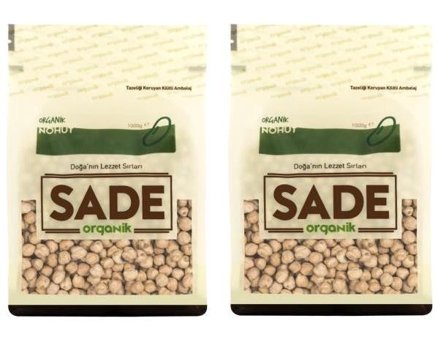 Sade Organik Nohut 2x1 kg