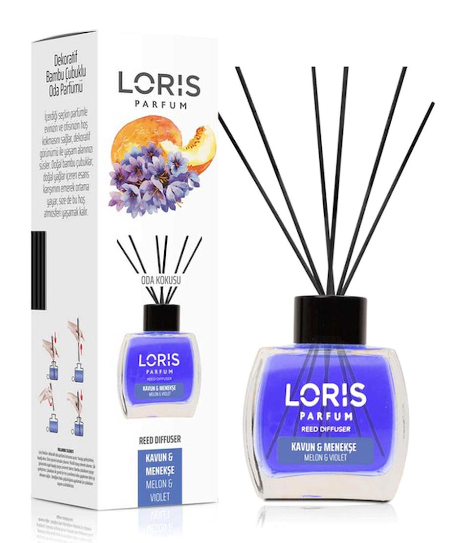 Loris Parfüm Çubuklu Kavun-Menekşe Oda Kokusu 120 ml