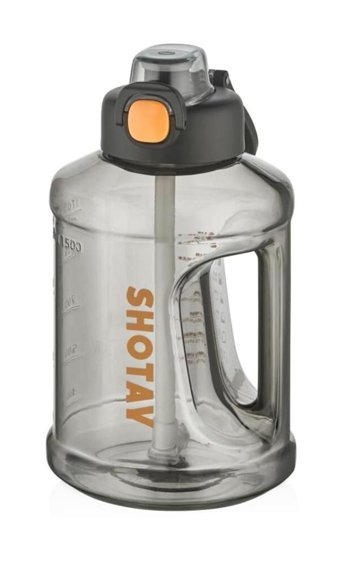 Shotay Carboy Siyah Tritan Matara 1.5 lt