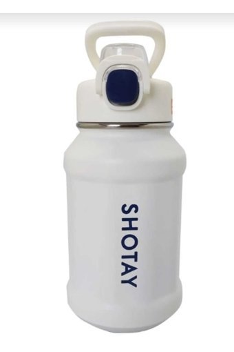 Shotay ST-8238 Pipetli Yeşil Çelik Spor Matara 720 ml