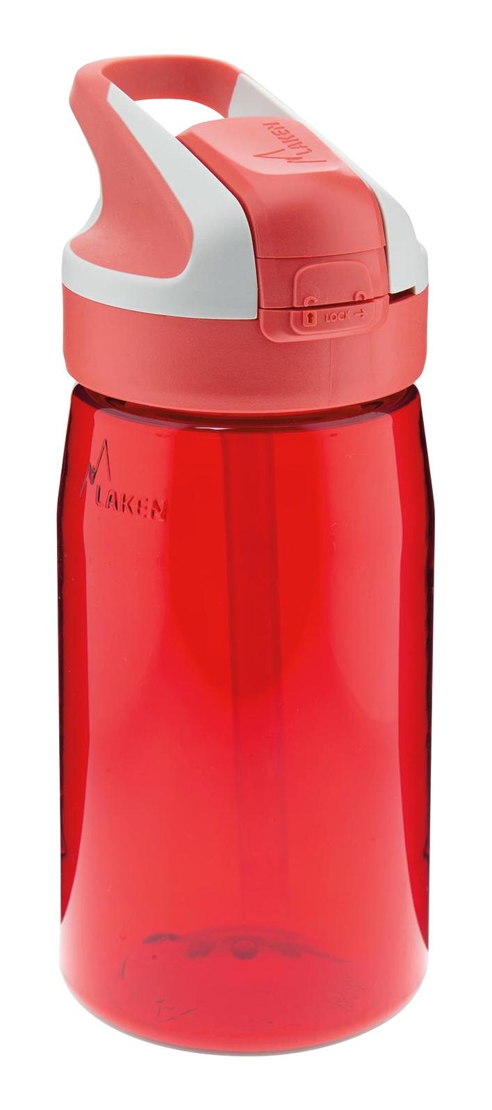 Laken Summit Pipetli Kırmızı Tritan Spor Matara 450 ml