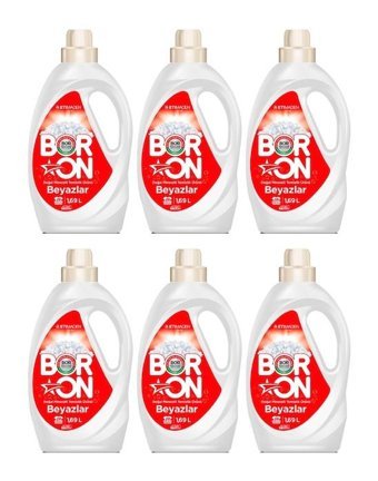 Boron Beyazlar İçin 26 Yıkama Sıvı Deterjan 6x1.69 lt