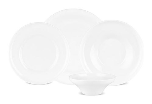 Karaca Selene 24 Parça 6 Kişilik Bone China Yuvarlak Yemek Takımı