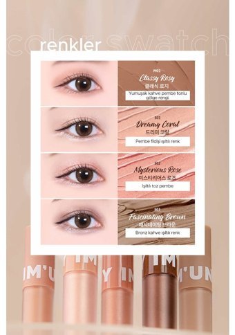 Im Unny No:01 Dreamy Coral Likit Mat Stick Far Kahverengi