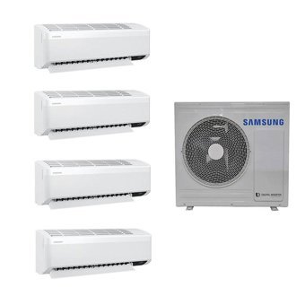 Samsung Aj100Txj5Kh/Ea 9+9+18+24 34100 Btu A++ R32 Multi Inverter Multi Split Split Klima