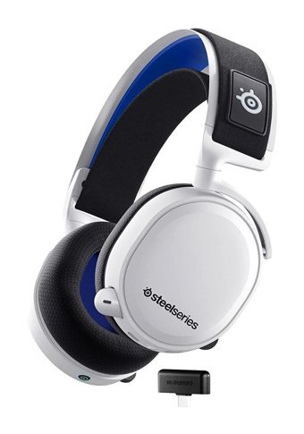 Steelseries Arctis 7P+ 7.1 Gürültü Önleyici Mikrofonlu Kablosuz Kulak Üstü Oyuncu Kulaklığı Beyaz