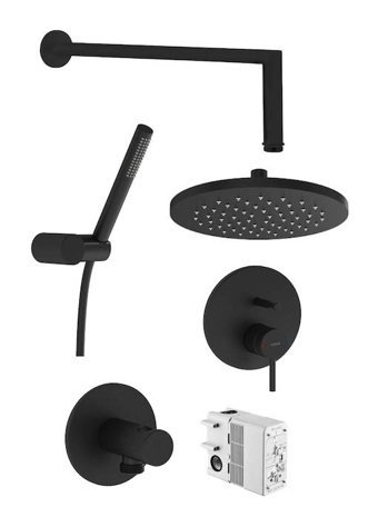 Vitra Origin Yağmurlama Sürgülü Mafsallı Duş Seti