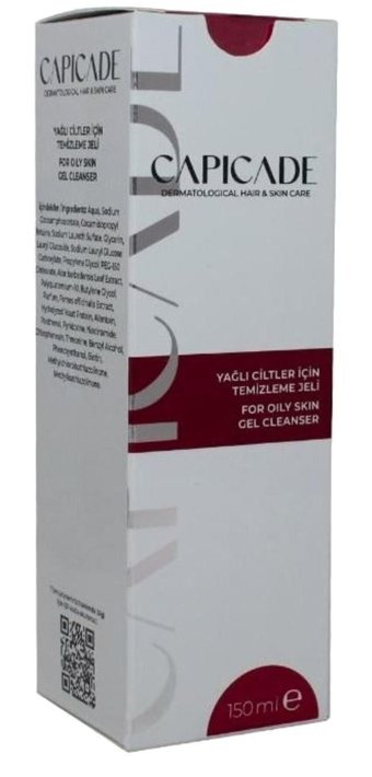 Capicade Alkolsüz Tüm Ciltler Su Bazlı Yüz Temizleme Jeli 150 ml