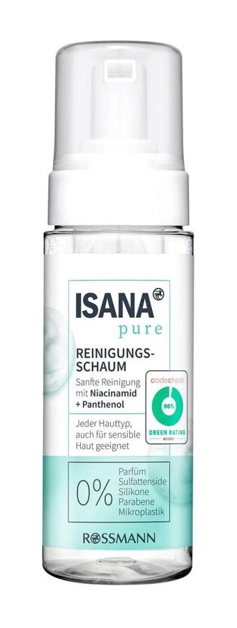 Isana Pure Alkolsüz Tüm Ciltler Su Bazlı Yüz Yıkama Köpüğü 150 ml