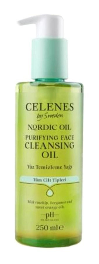 Celenes Alkolsüz Tüm Ciltler Yağ Bazlı Yüz Temizleme Yağı 250 ml