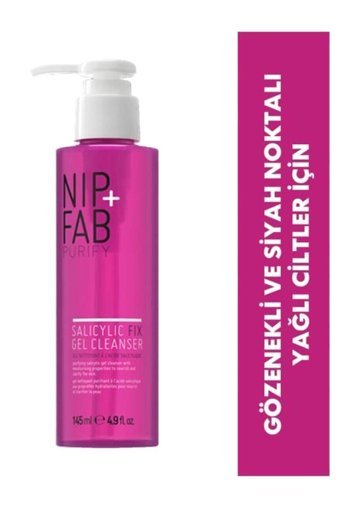 Nip+fab Alkolsüz Tüm Ciltler Su Bazlı Yüz Yıkama Jeli 145 ml
