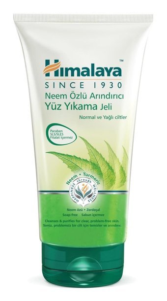 Himalaya Alkolsüz Yağlı ve Hassas Ciltler Su Bazlı Yüz Yıkama Jeli 150 ml