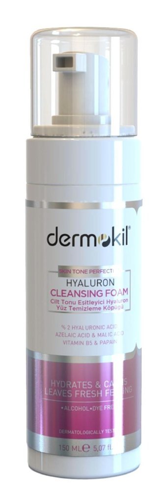 Dermokil Alkolsüz Tüm Ciltler Su Bazlı Yüz Temizleme Köpüğü 150 ml