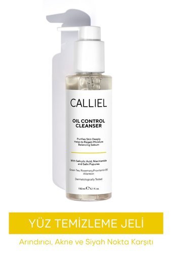 Calliel Alkolsüz Tüm Ciltler Su Bazlı Yüz Temizleme Jeli 150 ml