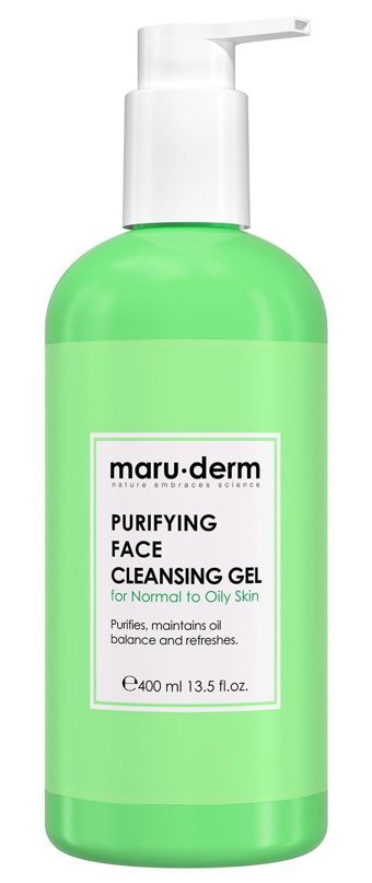 Maru.derm Purifying Face Cleansing Alkolsüz Karma ve Yağlı Ciltler Su Bazlı Yüz Yıkama Jeli 400 ml